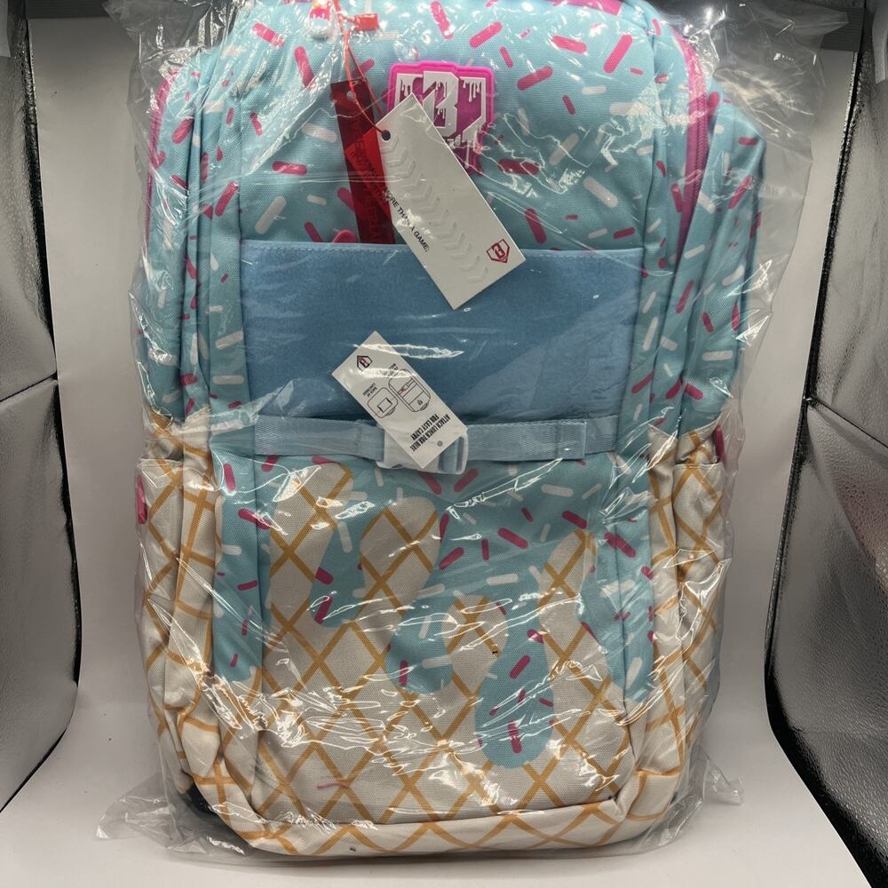 BASEBALL LIFESTYLE 101 Backpack BLUE Multicolored COMBO X-Large Sport Travel NWT